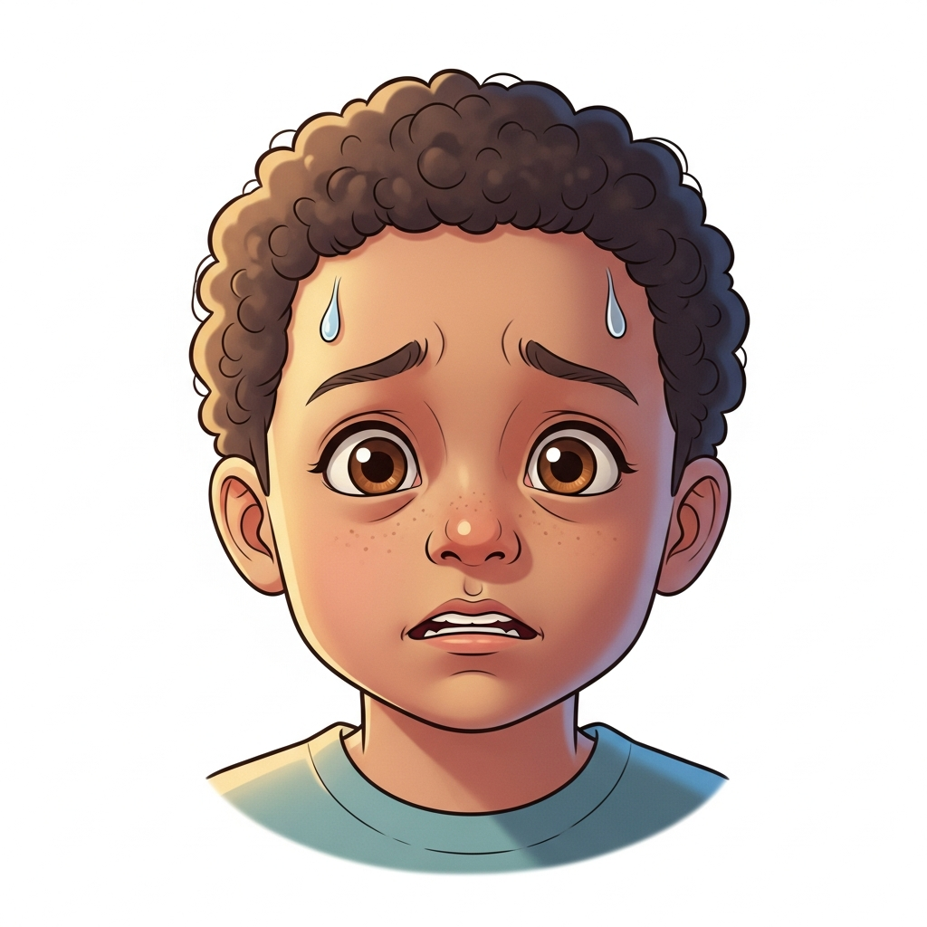 Scared emotion